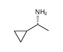 (R)-1-环丙基乙胺结构式