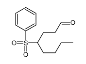 4-(benzenesulfonyl)octanal结构式