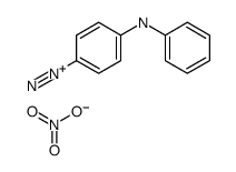 4-anilinobenzenediazonium,nitrate结构式