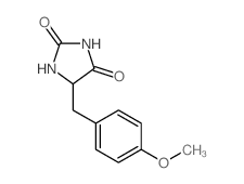 5-((4-Methoxyphenyl)methyl)-2,4-imidazolidinedione结构式