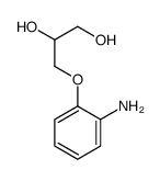 3-(o-Aminophenoxy)-1,2-propanediol Structure