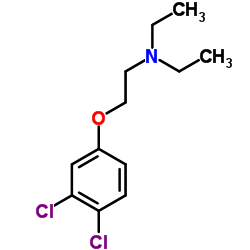 2-(3,4-Dichlorphenoxy)-N,N-diethylethanamin Structure