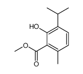 methyl 2-hydroxy-6-methyl-3-propan-2-ylbenzoate结构式