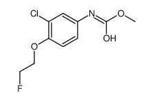 methyl N-[3-chloro-4-(2-fluoroethoxy)phenyl]carbamate Structure