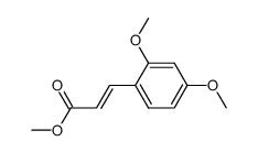 (E)-3-(2,4-dimethoxy-phenyl)-acrylic acid methyl ester Structure