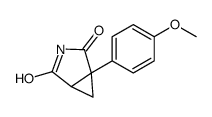 1-(4-methoxyphenyl)-3-azabicyclo[3.1.0]hexane-2,4-dione Structure