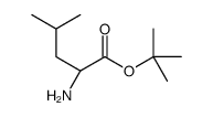 D-亮氨酸叔丁酯盐酸盐结构式