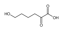 2-keto-6-hydroxyhexanoic acid结构式