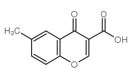 6-METHYLCHROMONE-3-CARBOXYLICACID structure