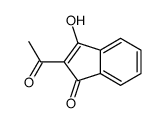 2-acetyl-3-hydroxyinden-1-one结构式
