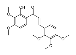 2-PROPEN-1-ONE, 1-(2-HYDROXY-3,4-DIMETHOXYPHENYL)-3-(2,3,4-TRIMETHOXYPHENYL)-结构式