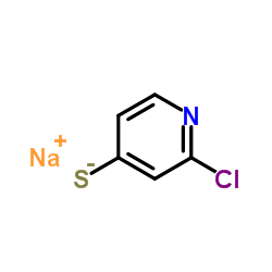 4-Pyridinethiol, 2-chloro-, sodium salt Structure
