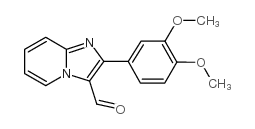 2-(3,4-二甲氧苯基)咪唑[1,2-A]吡啶-3-甲醛结构式