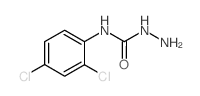 hydrazinecarboxamide, N-(2,4-dichlorophenyl)-结构式
