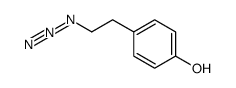 1-azido-2-(4-hydroxyphenyl)ethane结构式