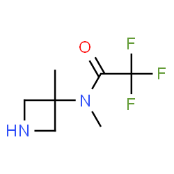 2,2,2-TRIFLUORO-N-METHYL-N-(3-METHYL-3-AZETIDINYL)-ACETAMIDE结构式