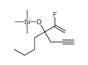 4-(1-fluoroethenyl)oct-1-yn-4-yloxy-trimethylsilane结构式