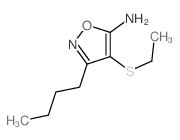 3-butyl-4-ethylsulfanyl-oxazol-5-amine Structure