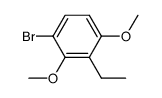 1-bromo-3-ethyl-2,4-dimethoxybenzene Structure