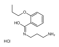 N-(3-aminopropyl)-2-propoxybenzamide,hydrochloride Structure