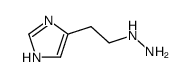 1H-Imidazole,4-(2-hydrazinoethyl)- (9CI)结构式