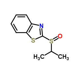 Benzothiazole, 2-[(1-methylethyl)sulfinyl]- (9CI)结构式