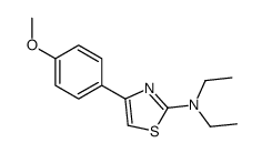 N,N-diethyl-4-(4-methoxyphenyl)-1,3-thiazol-2-amine Structure