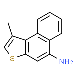 Naphtho[2,1-b]thiophen-5-amine, 1-methyl- (8CI)结构式