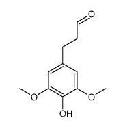 3-(4-羟基-3,5-二甲氧基-苯基)-丙醛结构式