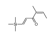 4-methyl-1-trimethylsilylhexa-1,4-dien-3-one结构式