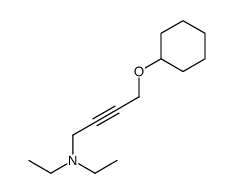4-cyclohexyloxy-N,N-diethylbut-2-yn-1-amine Structure
