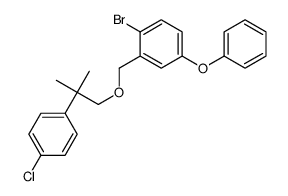 1-bromo-2-[[2-(4-chlorophenyl)-2-methylpropoxy]methyl]-4-phenoxybenzene Structure