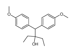 3-(4,4'-dimethoxy-benzhydryl)-pentan-3-ol Structure