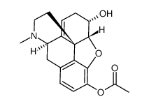 3-O-acetylneomorphine Structure