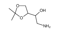 alpha-(aminomethyl)-2,2-dimethyl-1,3-dioxolane-4-methanol结构式