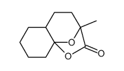 3-methyloctahydro-2H-3,9a-epoxybenzo[b]oxepin-2-one结构式