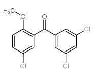 (5-氯-2-甲氧基苯基)-(3,5-二氯苯基)甲酮结构式