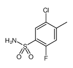Benzenesulfonamide, 5-chloro-2-fluoro-4-methyl Structure