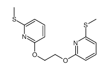 2-methylsulfanyl-6-[2-(6-methylsulfanylpyridin-2-yl)oxyethoxy]pyridine结构式