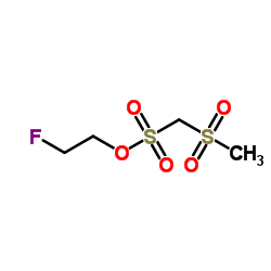 Methanesulfonic acid,1-(methylsulfonyl)-, 2-fluoroethyl ester结构式