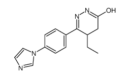 4-ethyl-3-(4-imidazol-1-ylphenyl)-4,5-dihydro-1H-pyridazin-6-one Structure