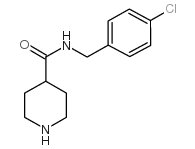 哌啶-4-羧酸4-氯苄胺结构式
