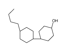 Trans-4-(trans-4-n-Butylcyclohexyl)cyclohexanol Structure