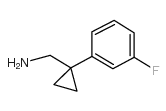(1-(3-氟苯基)环丙基)甲胺盐酸盐结构式