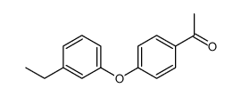1-[4-(3-ETHYL-PHENOXY)-PHENYL]-ETHANONE Structure