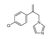 1-[2-(4-chlorophenyl)prop-2-enyl]imidazole结构式