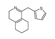 1-(thiophen-2-ylmethyl)-3,4,5,6,7,8-hexahydroisoquinoline Structure