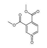 dimethyl 1-oxidopyridin-1-ium-3,4-dicarboxylate结构式