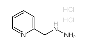 2-(hydrazinylmethyl)pyridine dihydrochloride Structure