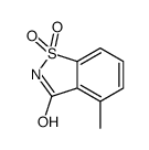 4-methyl-1,1-dioxo-1,2-benzothiazol-3-one Structure